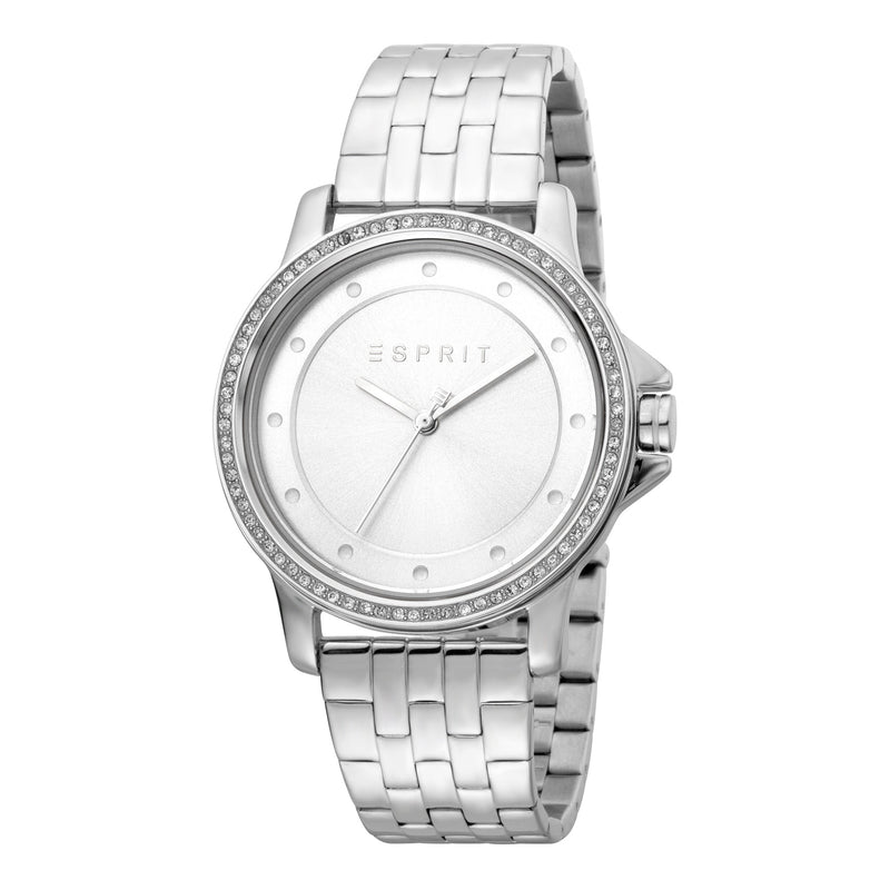 Esprit Women's Watch With Silver Stainless Steel Case And Silver Stainless Steel Band by i-watch