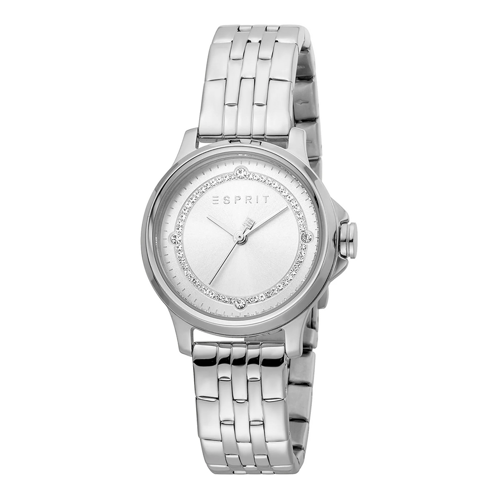 Esprit Women's Watch With Silver Stainless Steel Case And Silver Stainless Steel Band by i-watch