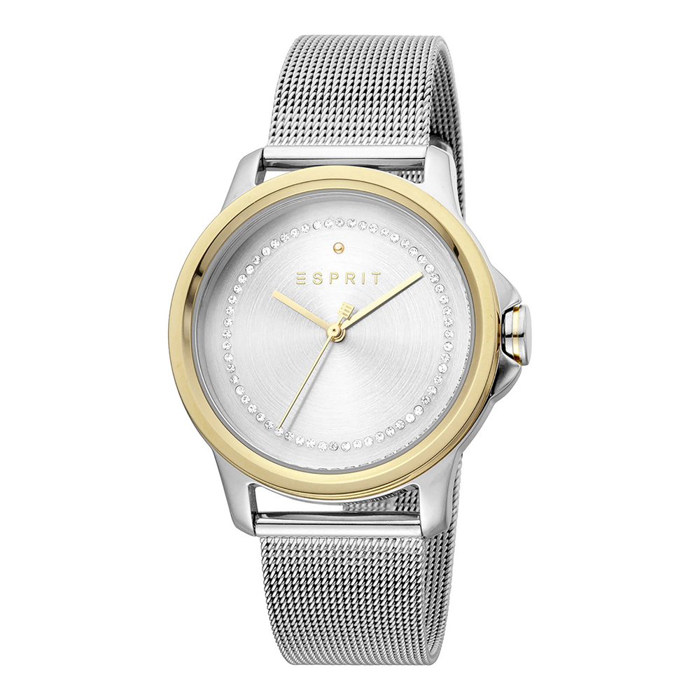Esprit Women's Watch With Silver Stainless Steel Case And Silver Stainless Steel Band by i-watch