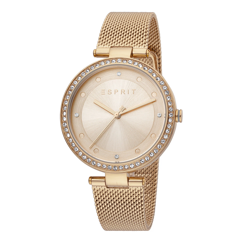Esprit Women's Watch With Rose Gold Stainless Steel Case And Rose Gold Stainless Steel Band by i-watch