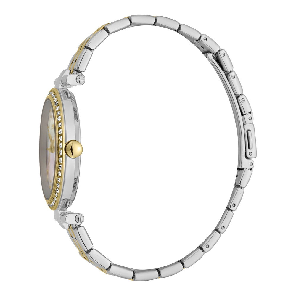Esprit Women's Watch With Silver Stainless Steel Case And Silver & Gold Stainless Steel Band by i-watch