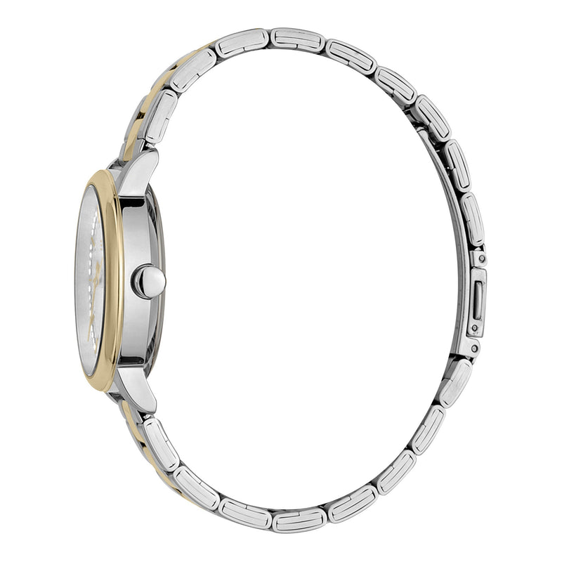 Esprit Women's Watch With Silver Stainless Steel Case And Silver & Gold Stainless Steel Band by i-watch
