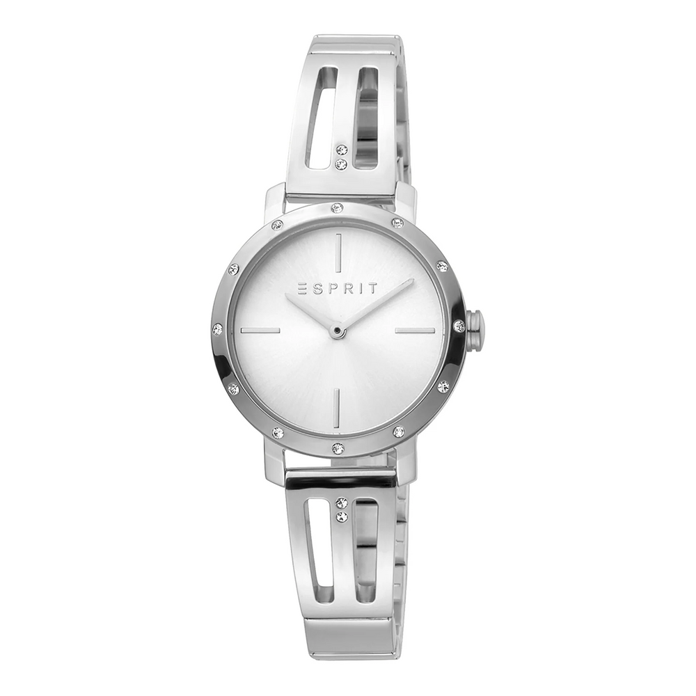 Esprit Women's Silver Stainless Steel Watch, Silver Dial | ES1L182M0045 by i-watch