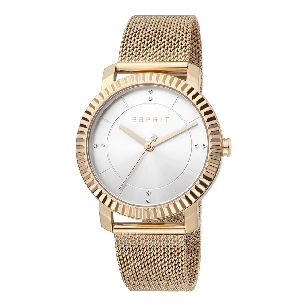 Esprit Women's Watch With Rose Gold Stainless Steel Case And Rose Gold Stainless Steel Band by i-watch