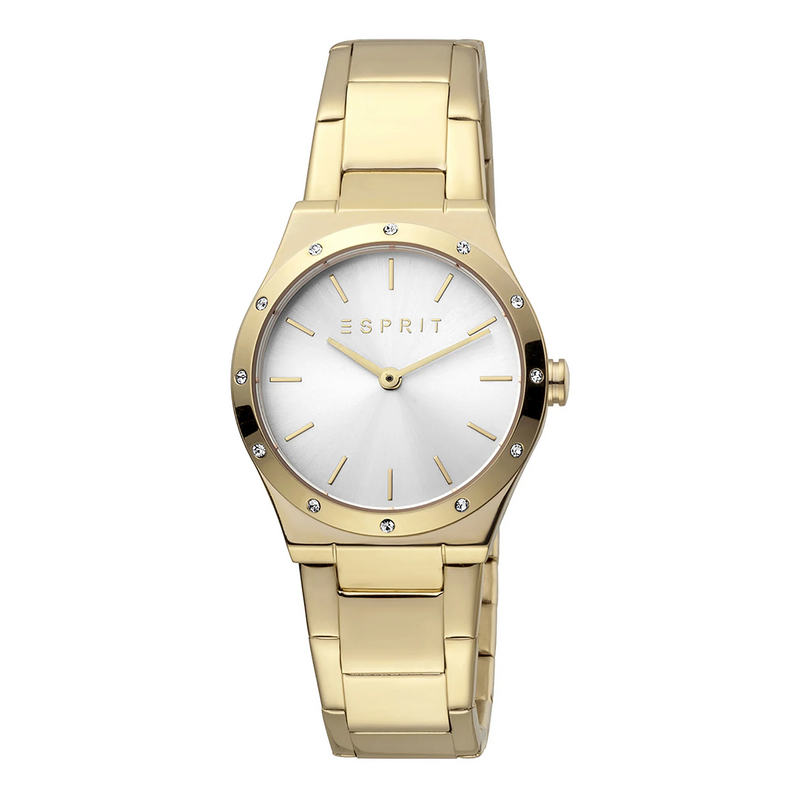 Esprit Women's Watch With Gold Stainless Steel Case And Gold Stainless Steel Band by i-watch
