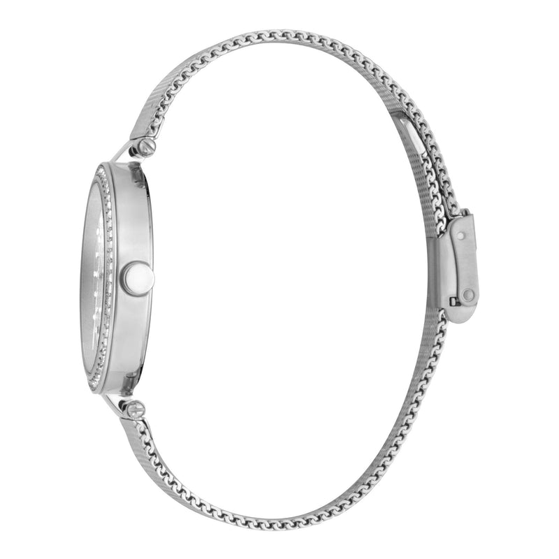 Esprit Women's Watch With Silver Stainless Steel Case And Silver Stainless Steel Band by i-watch