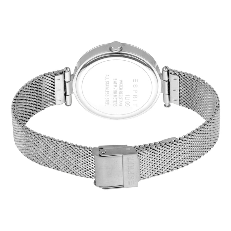 Esprit Women's Watch With Silver Stainless Steel Case And Silver Stainless Steel Band by i-watch