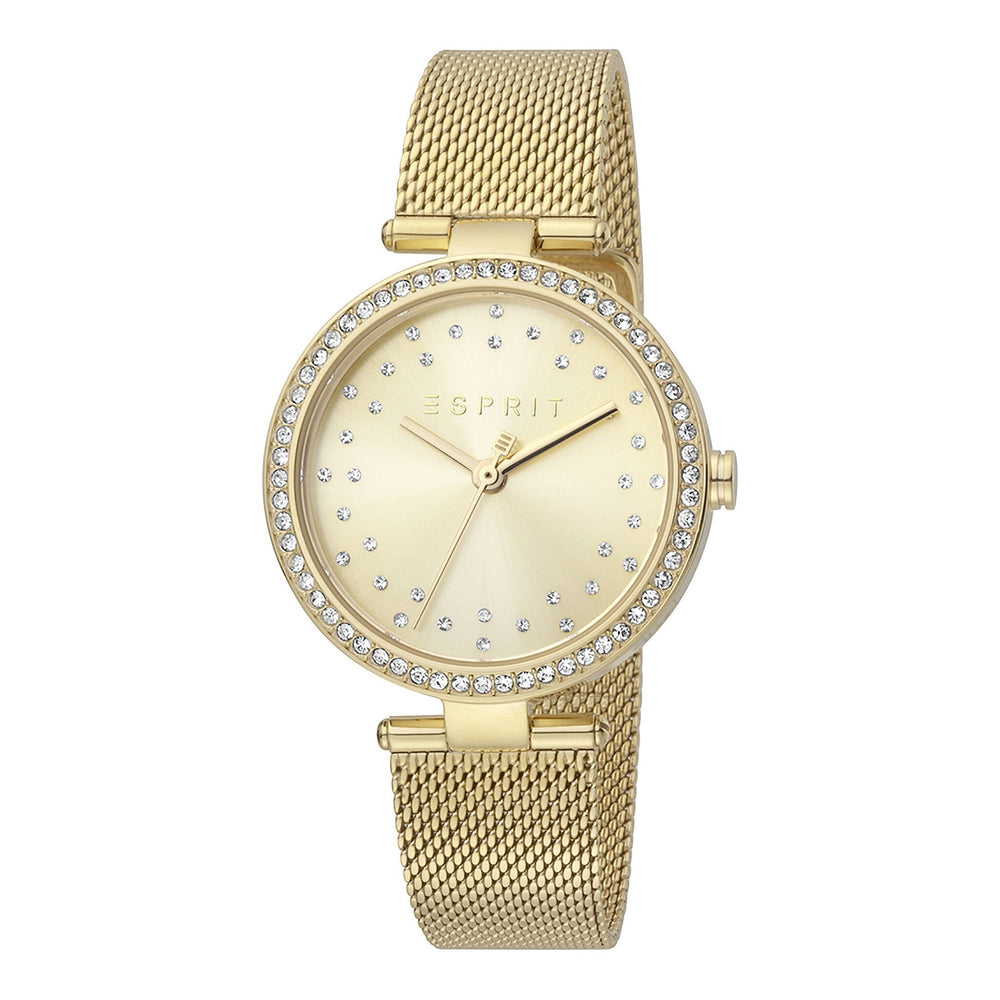 Esprit Women's Watch With Gold Stainless Steel Case And Gold Stainless Steel Band by i-watch