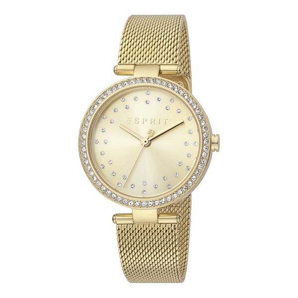 Esprit Women's Watch With Gold Stainless Steel Case And Gold Stainless Steel Band by i-watch
