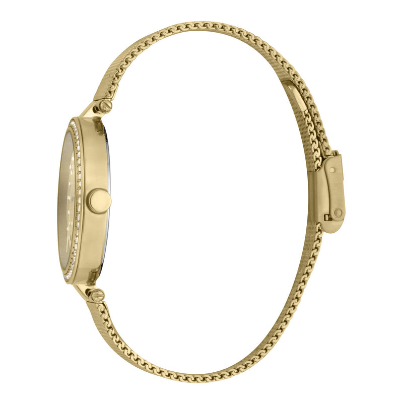 Esprit Women's Watch With Gold Stainless Steel Case And Gold Stainless Steel Band by i-watch