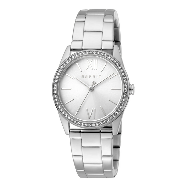 Esprit Women's Watch With Silver Stainless Steel Case And Silver Stainless Steel Band by i-watch