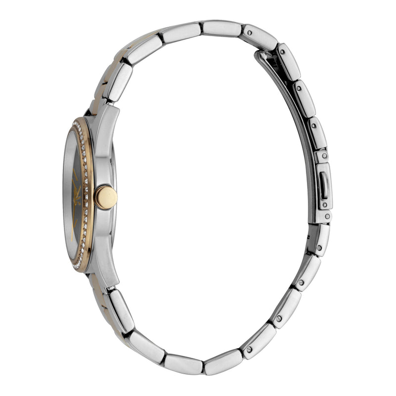 Esprit Women's Watch With Silver Stainless Steel Case And Silver & Gold Stainless Steel Band by i-watch