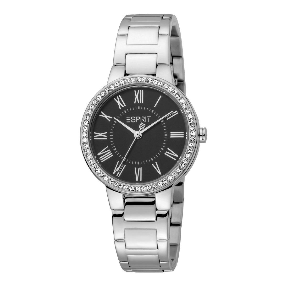 ESPRIT Women's Watch with Silver Stainless Steel Case and Silver Stainless Steel Band