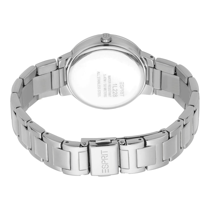 Esprit Women's Watch With Silver Stainless Steel Case And Silver Stainless Steel Band by i-watch