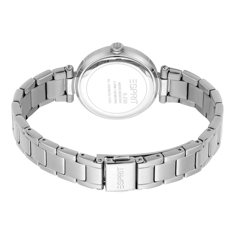 Esprit Women's Silver Stainless Steel Watch, Silver Dial | Es1l156m0075 by i-watch