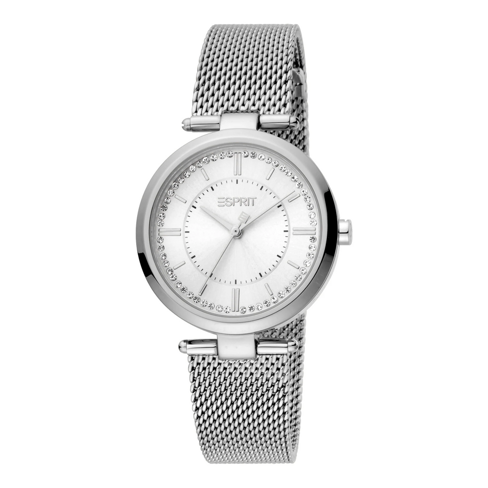Esprit Women's Watch With Silver Stainless Steel Case And Silver Stainless Steel Band by i-watch