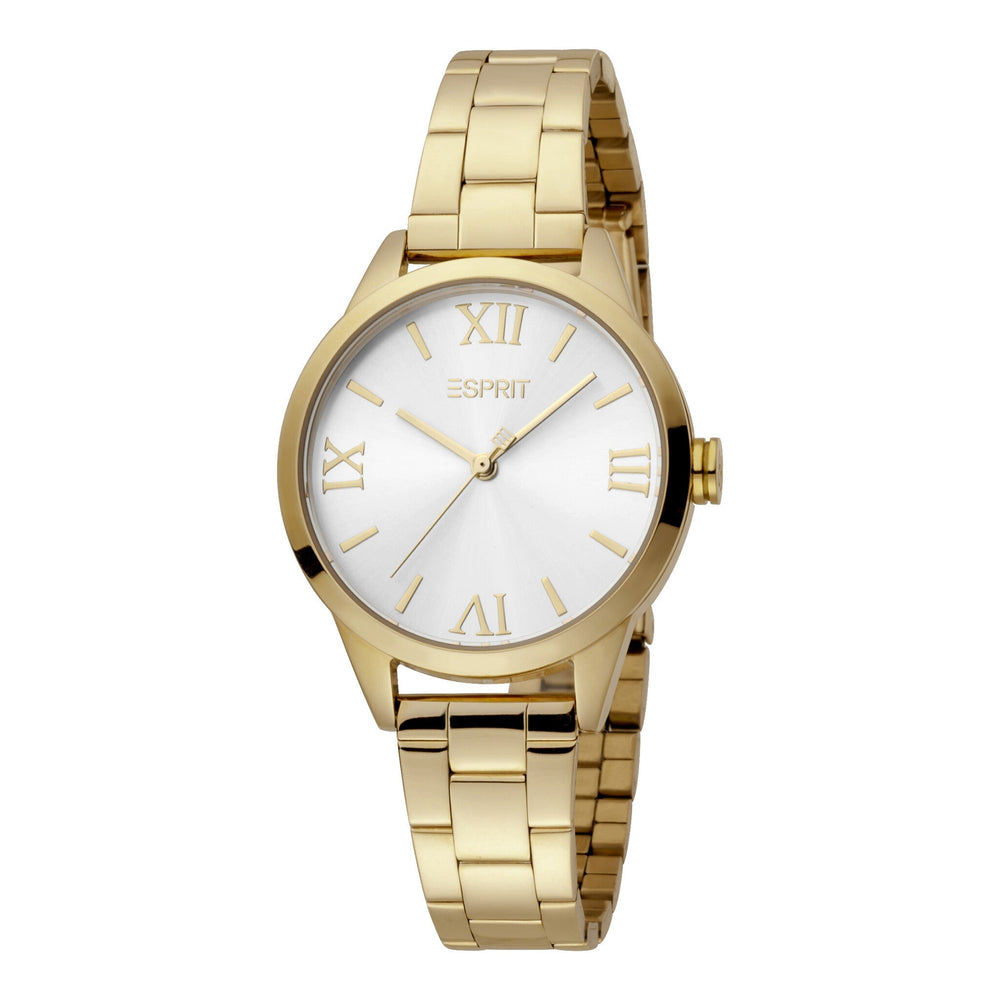 Esprit Women's Watch With Gold Stainless Steel Case And Gold Stainless Steel Band by i-watch