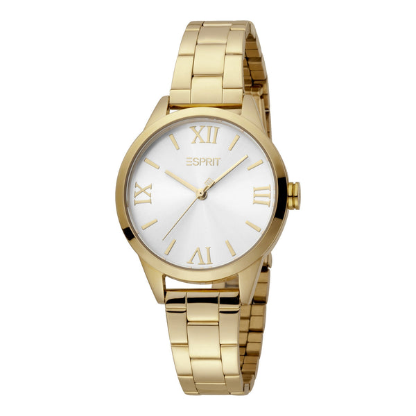 Esprit Women's Watch With Gold Stainless Steel Case And Gold Stainless Steel Band by i-watch