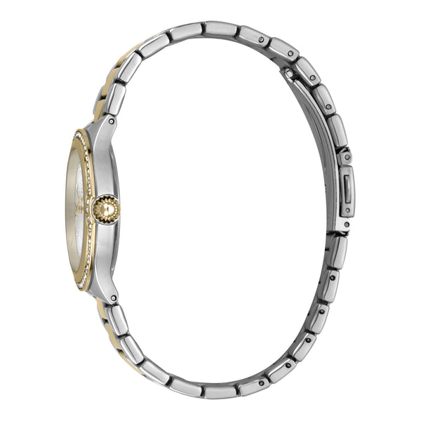 Esprit Women's Watch With Silver Stainless Steel Case And Silver & Gold Stainless Steel Band by i-watch