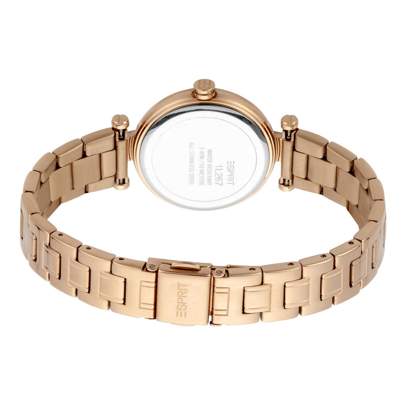 Esprit Women's Watch With Rose Gold Stainless Steel Case And Rose Gold Stainless Steel Band by i-watch