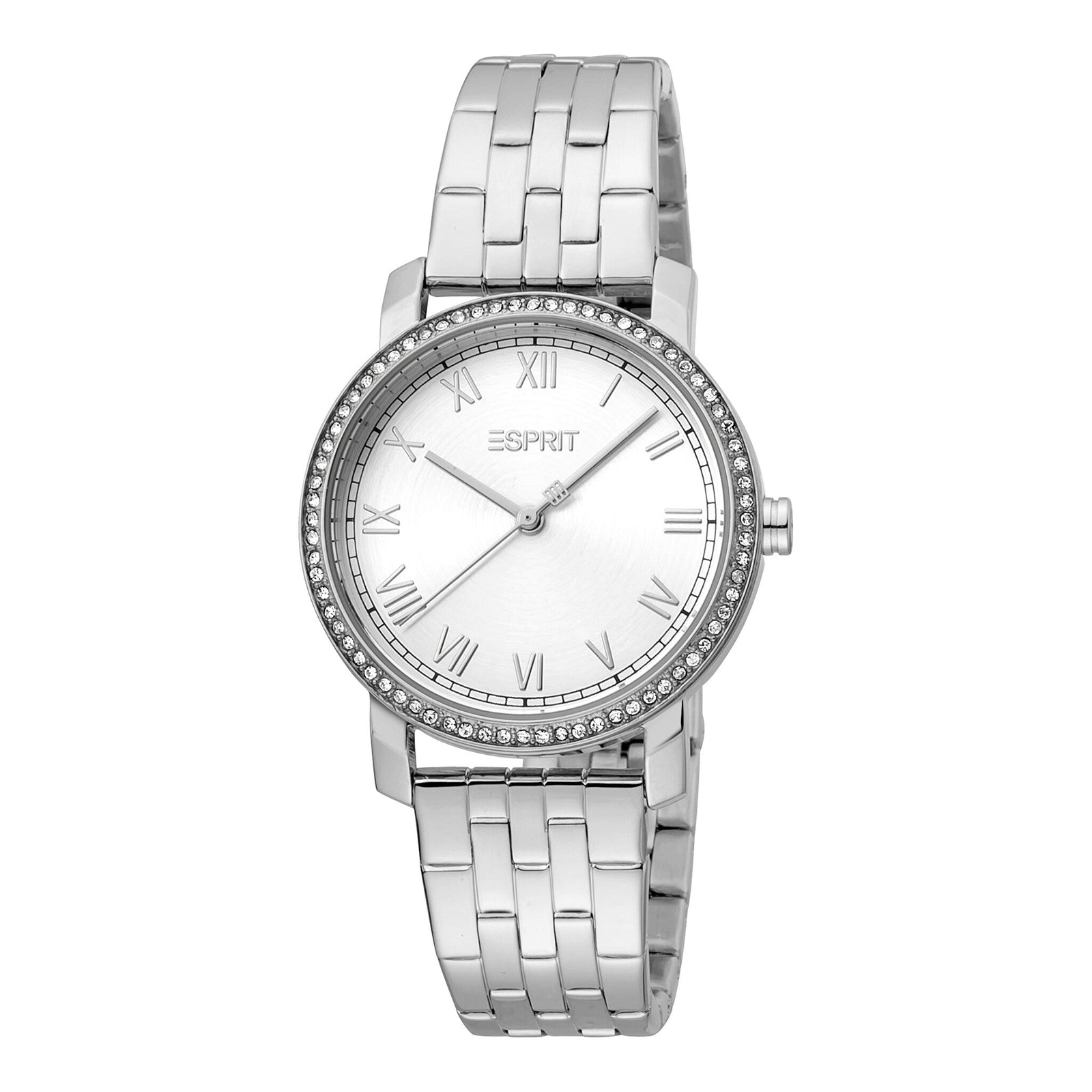 Esprit Women's Silver Stainless Steel Watch, Silver Dial | Es1l195m0015 by i-watch