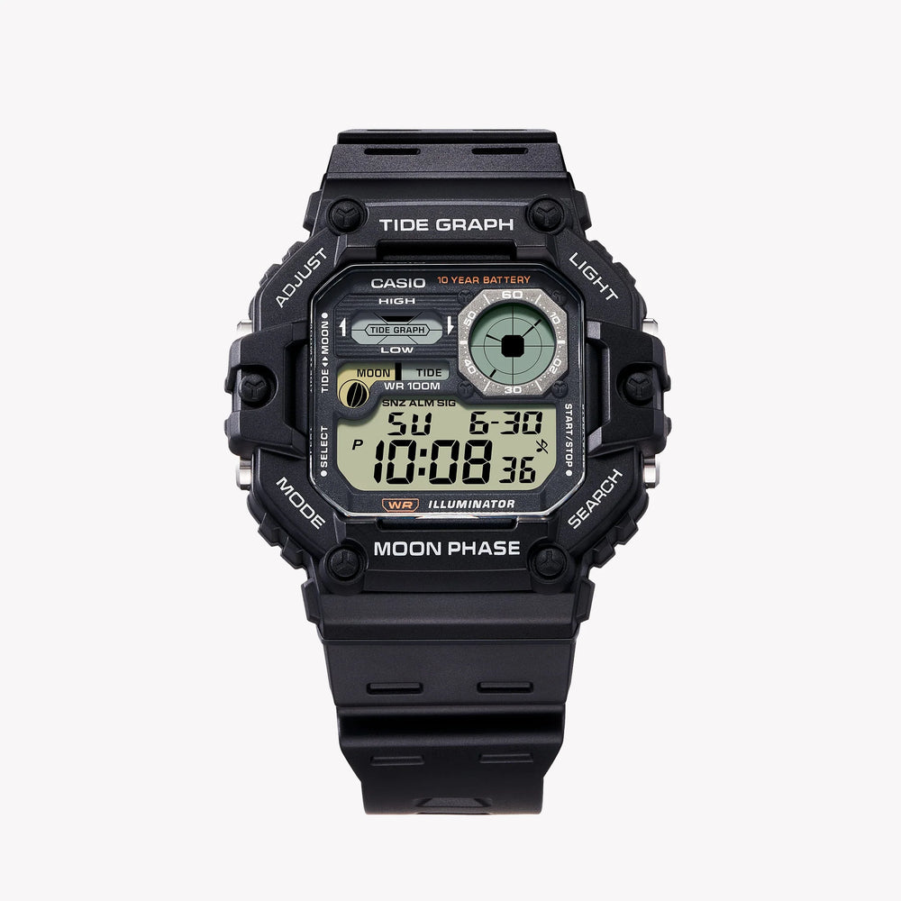 Casio Men's Black Resin Watch, Sporty Style | Ws-1700h-1avdf by i-watch