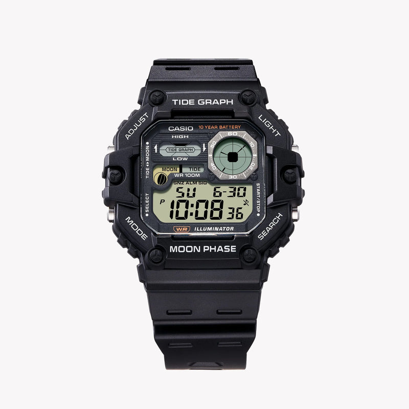 Casio Men's Black Resin Watch, Sporty Style | Ws-1700h-1avdf by i-watch