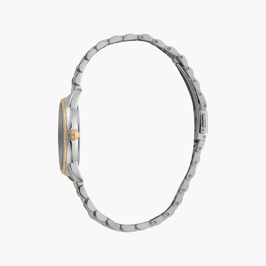 JUST CAVALLI Women's Watch with Gray Stainless Steel Case and Silver & Rose Gold Stainless Steel Band-i-Watch-3