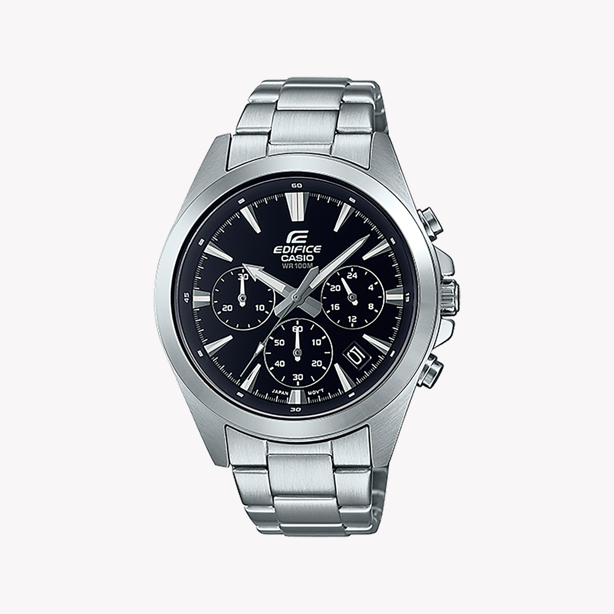 CASIO EDIFICE EFV-630D-1AVUDF - SPORTY ELEGANCE MEN'S STAINLESS STEEL WATCH