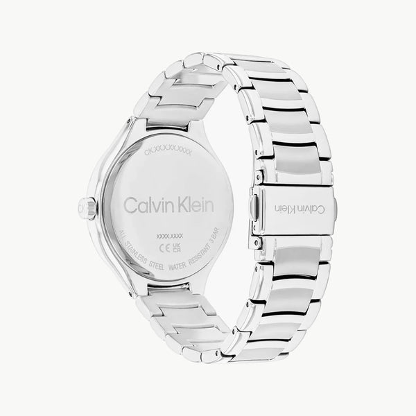 Ck Calvin Klein Women's Silver Watch, Pink Dial | K3m21546e by i-watch