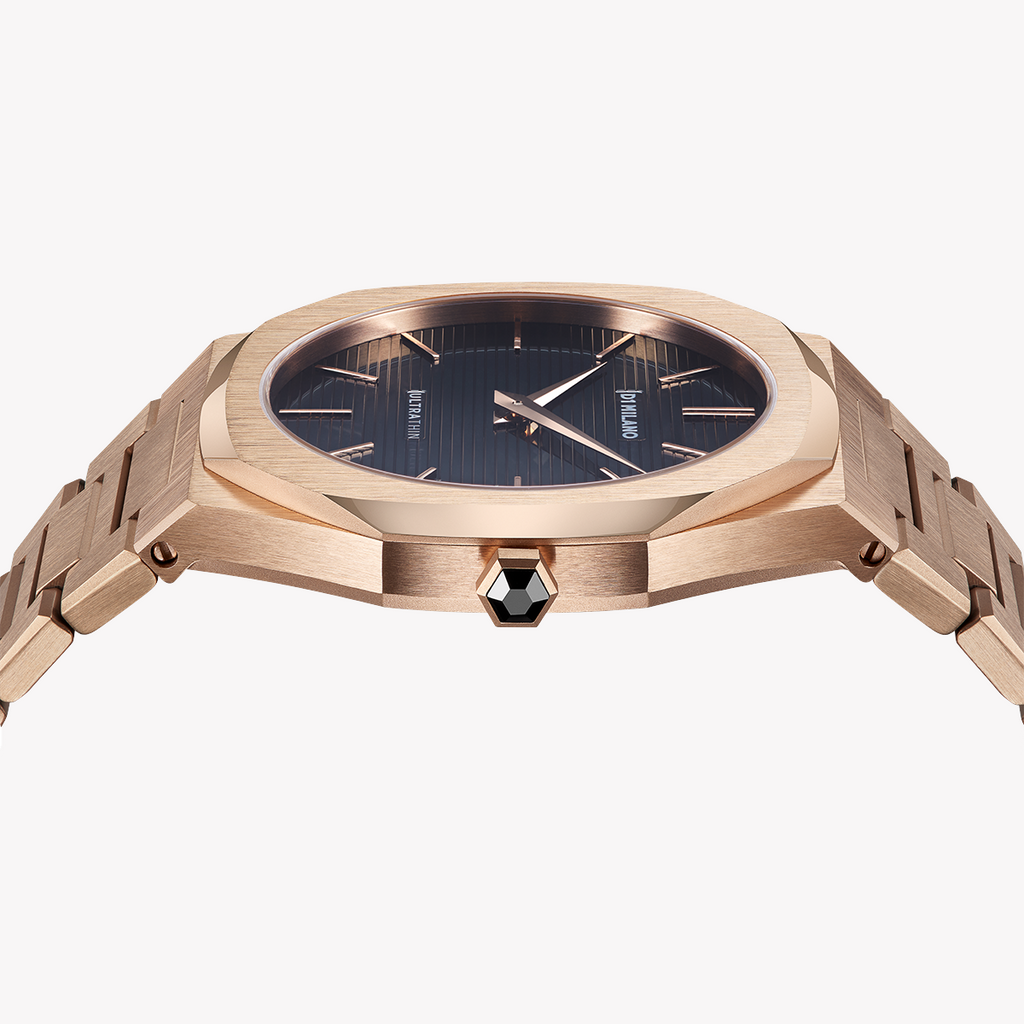 D1 MILANO D1-UTBJ16 Men's Rose Gold Watch with Black Dial-i-Watch-2