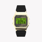 Timex 80 Gold Tone Black Lens und Resin Strap TW2V41000 Unisex-Uhr