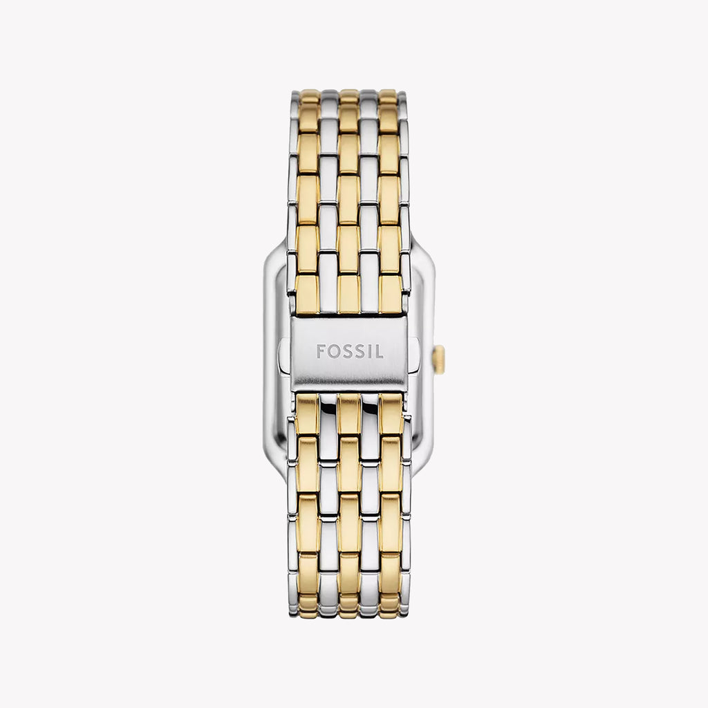 FOSSIL Women's Watch with Silver Stainless Steel Case and Silver / Gold Stainless Steel Band-i-Watch-3
