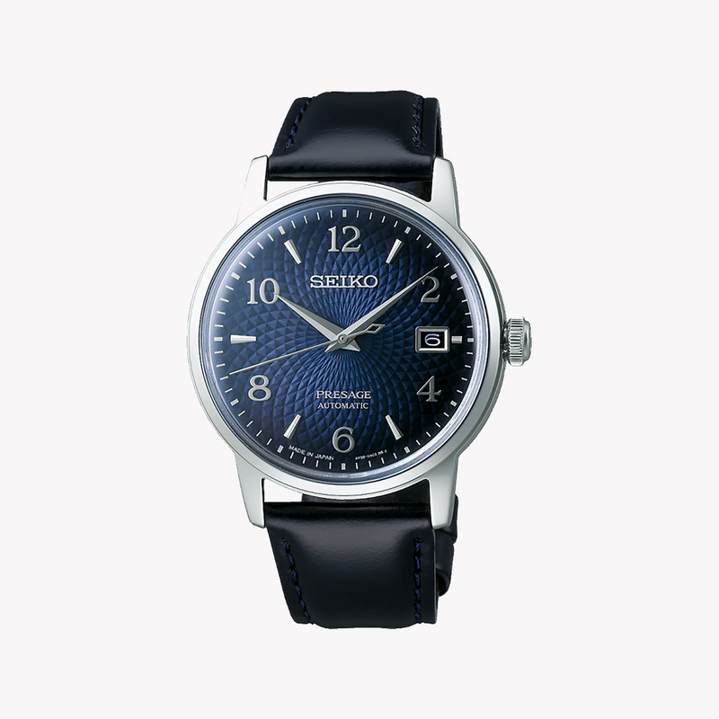 Seiko Men's Silver Watch, Blue Dial | Srpe43j1 by i-watch