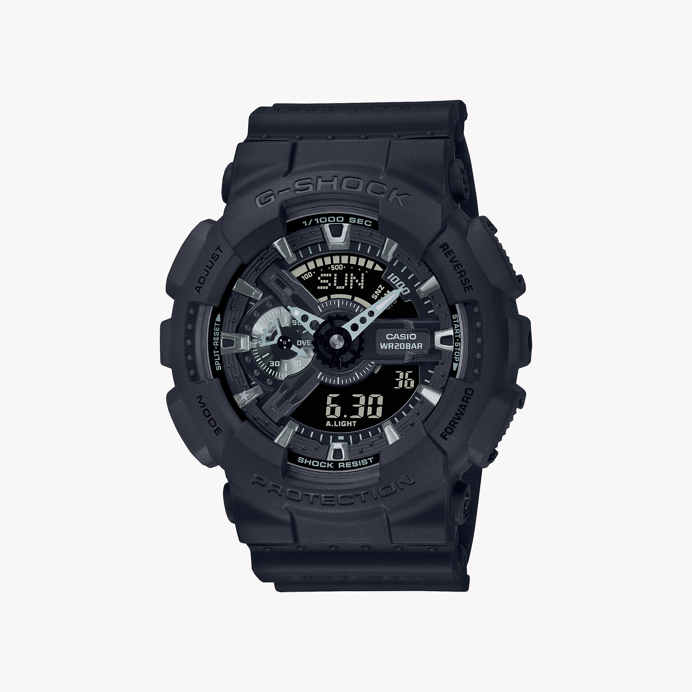 CASIO G-SHOCK GA-114RE-1AER ADVENTURE READY - RUGGED BLACK MEN'S WATCH WITH MULTIFUNCTIONAL FEATURES