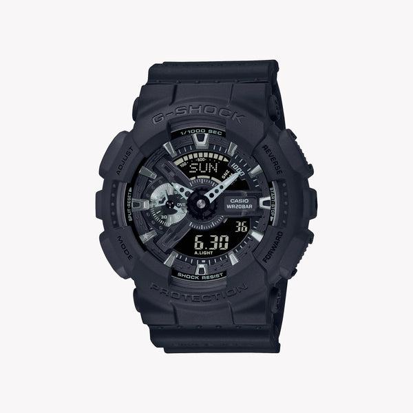 Casio Men's Black Resin Watch, Shock-Resistant | Ga-114re-1aer by i-watch