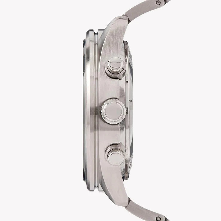 Seiko Men's Silver Stainless Steel Watch, Silver Dial | Ssb425p1 by i-watch