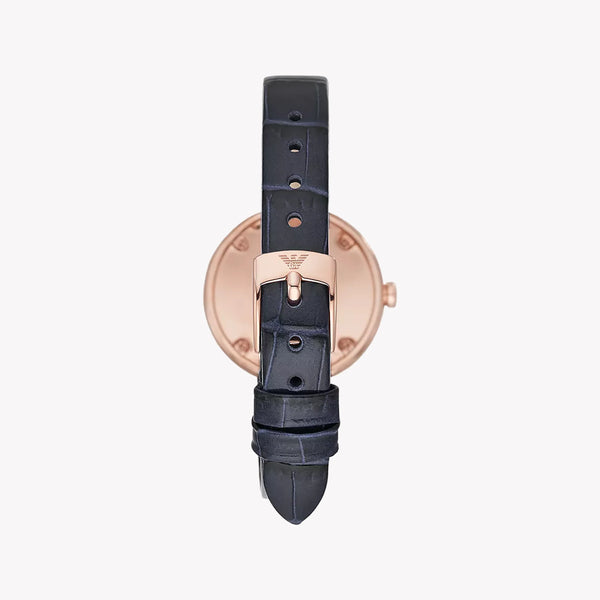 Emporio Armani Women's Blue Leather Watch, Stainless Steel | Ar11434 by i-watch