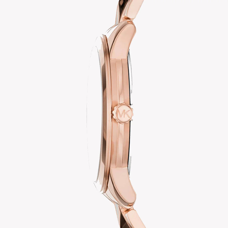 Michael Kors Women's Rose Gold Watch, White Dial | Mk6674 by i-watch