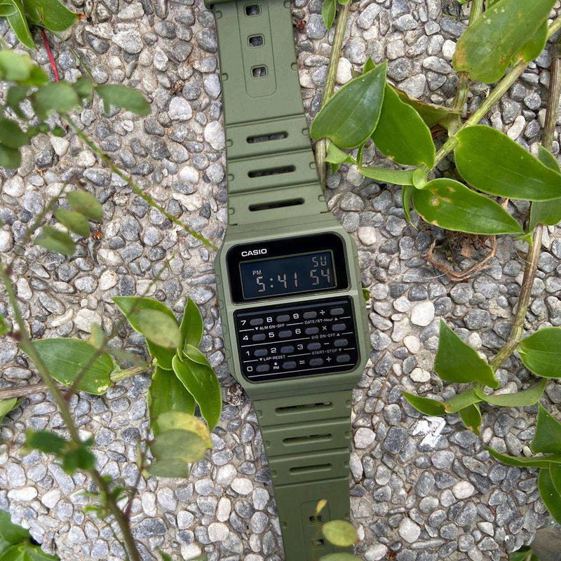 Casio Unisex Resin Green Watch, Multifunctional | Ca-53-Wf-3b by i-watch