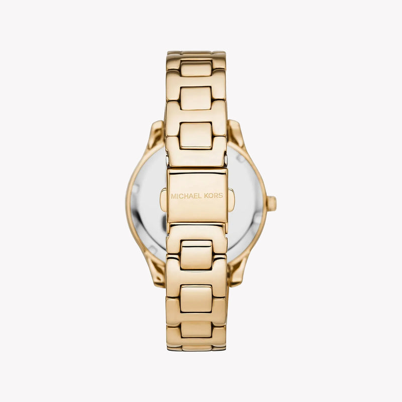 Michael Kors Women's Gold Stainless Steel Watch, White Dial | Mk4555 by i-watch