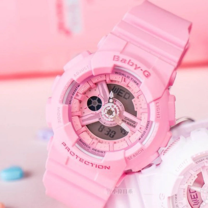 Baby-G Women's Pink Resin Watch, Sporty & Chic | Ba-110-4a1dr by i-watch