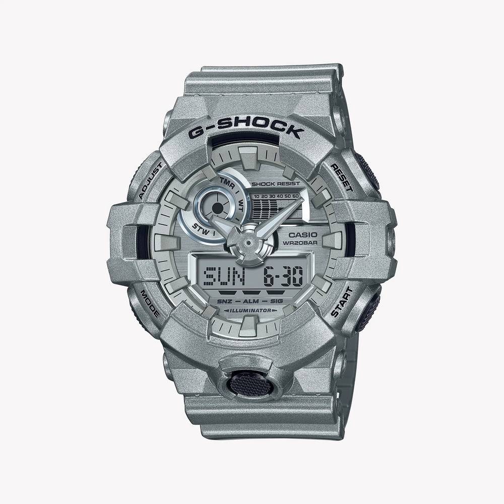 G-Shock Men's Gray Resin Watch, 200m Water Resistant | Ga-700ff-8adr by i-watch