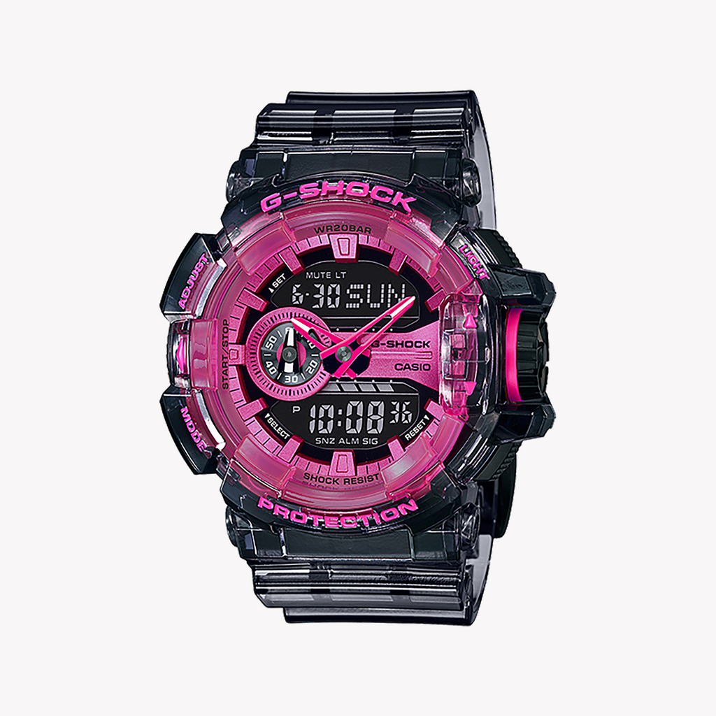 CASIO G-SHOCK GA-400SK-1A4DR - BOLD ADVENTURER MEN'S WATCH with Black Resin Band & Digital Dial