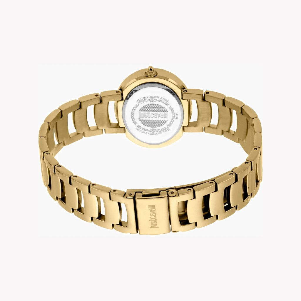 JUST CAVALLI Women's Watch with Gold Stainless Steel Case and Gold Stainless Steel Band-i-Watch-3