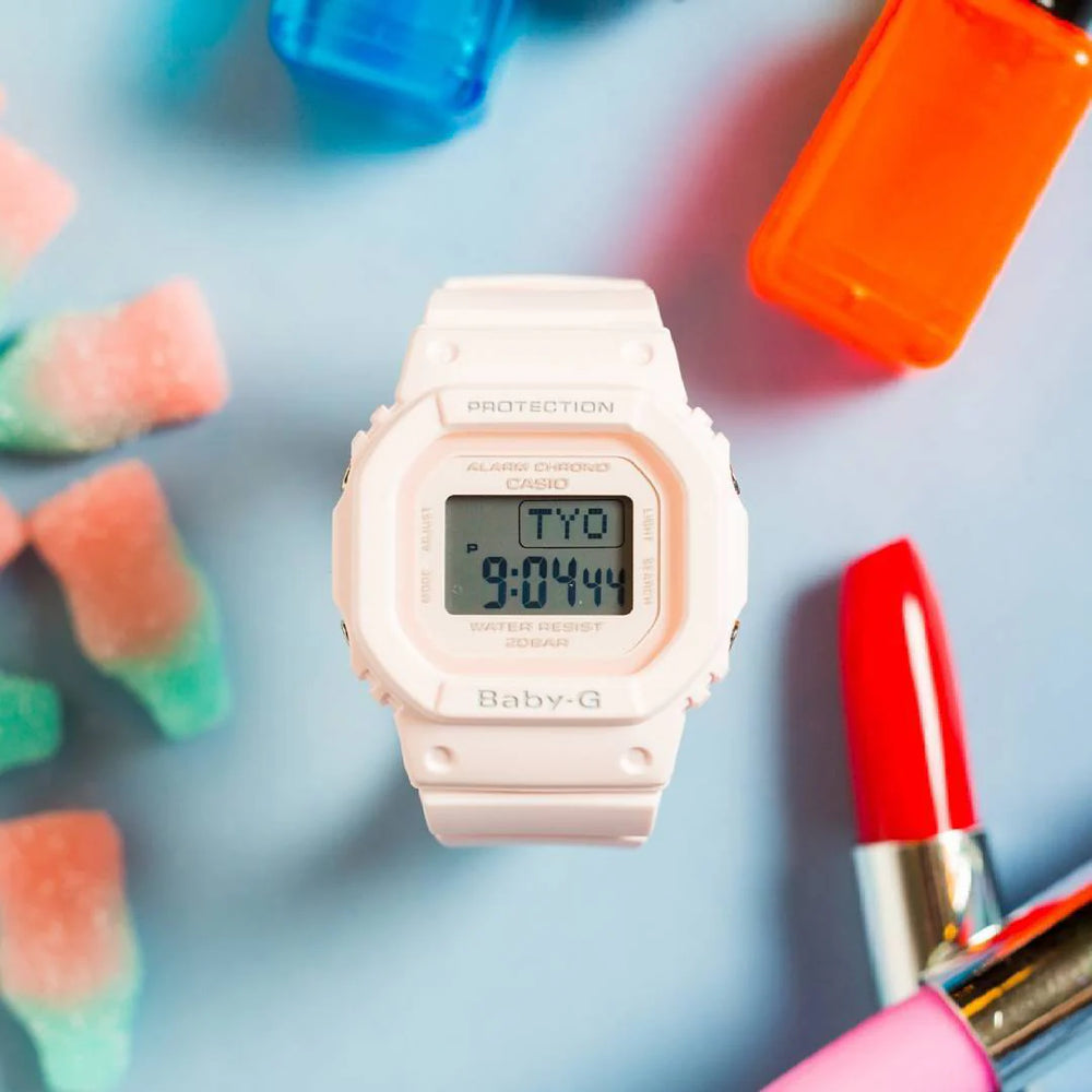 Baby-G Women's Pink Resin Watch, Lightweight & Stylish | Bgd-560-4dr by i-watch