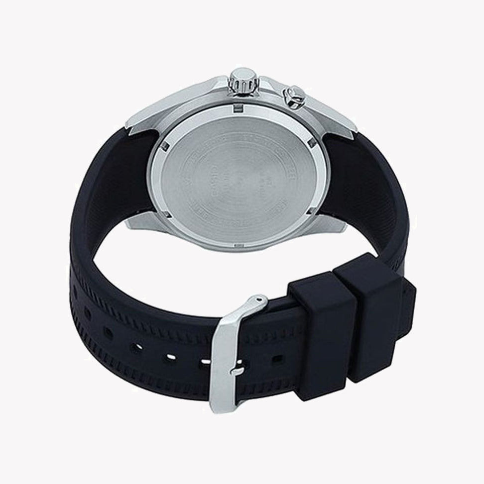 CASIO MTP-E204-7AVDF - SPORTY ELEGANCE FOR THE MODERN MAN - STAINLESS STEEL & WHITE DIAL-i-Watch-2