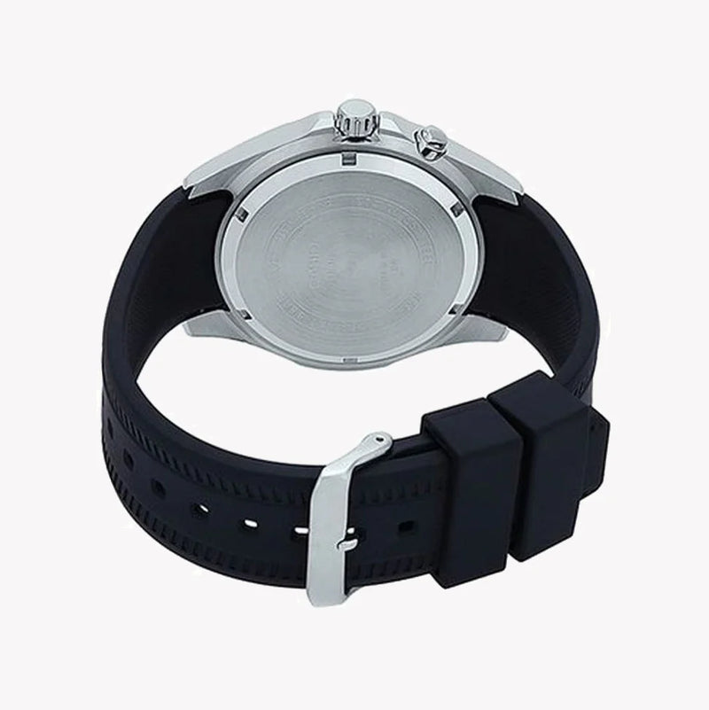 Casio Mtp-E204-7avdf - Sporty Elegance For The Modern Man - Stainless Steel & White Dial by i-watch