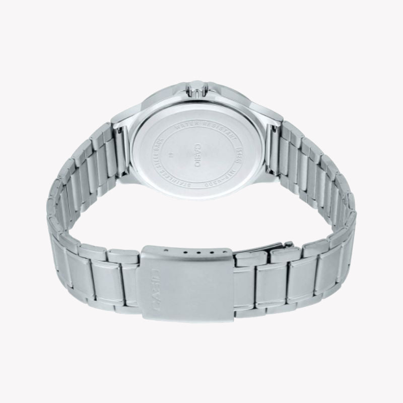 CASIO MTP-V300D-1A DYNAMIC STYLE - MEN'S STAINLESS STEEL TIMEPIECE WITH BLACK DIAL & SPORTY EDGE-i-Watch-2