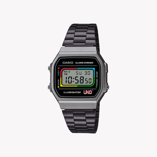 Casio A168WEUC-1A UNO™ Kollaborationsmodell